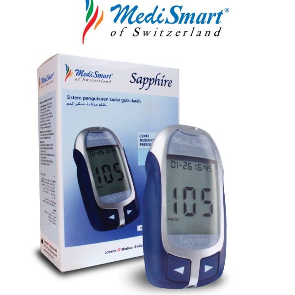 Medismart Sapphire Blood Glucometer