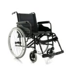 Wheelchair Powder Coated Black Edition With Safety Belt