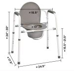 Commode Chair White - Image 2