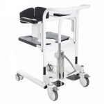 Patient Transfer Wheelchair With Commode